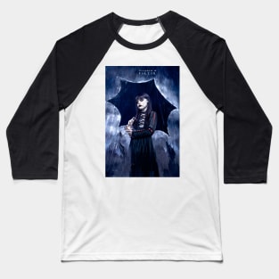 Wednesday Addams Series Cover Recreated 3 Baseball T-Shirt